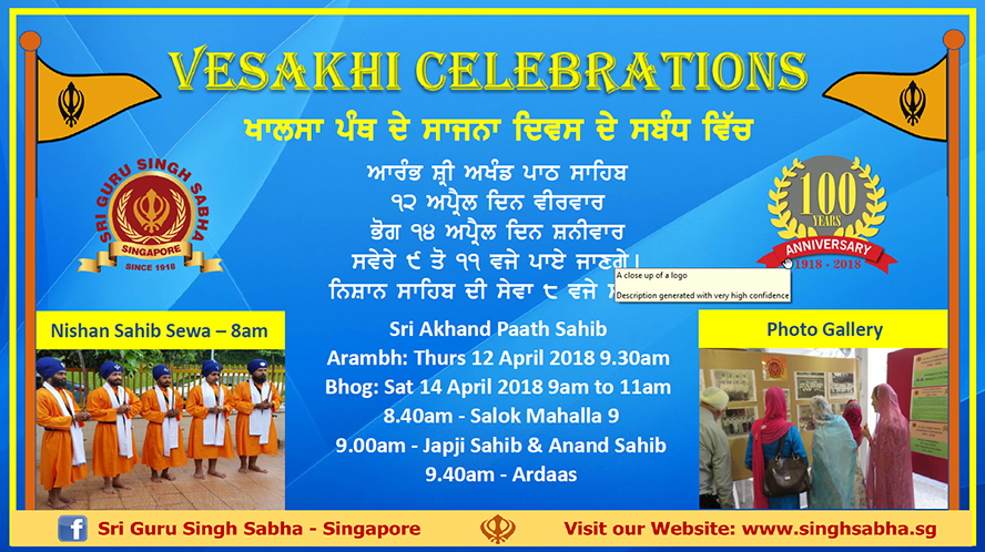 2018 Apr Vesakhi Celebrations