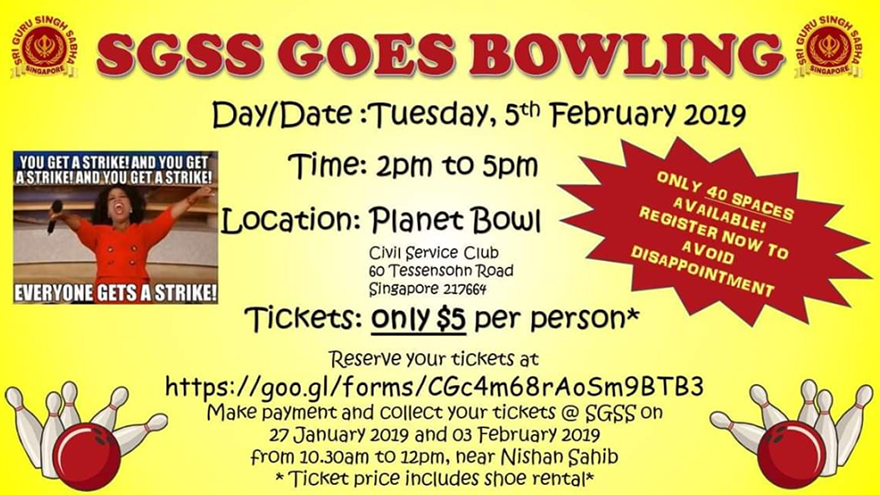 2019 SGGS goes bowling